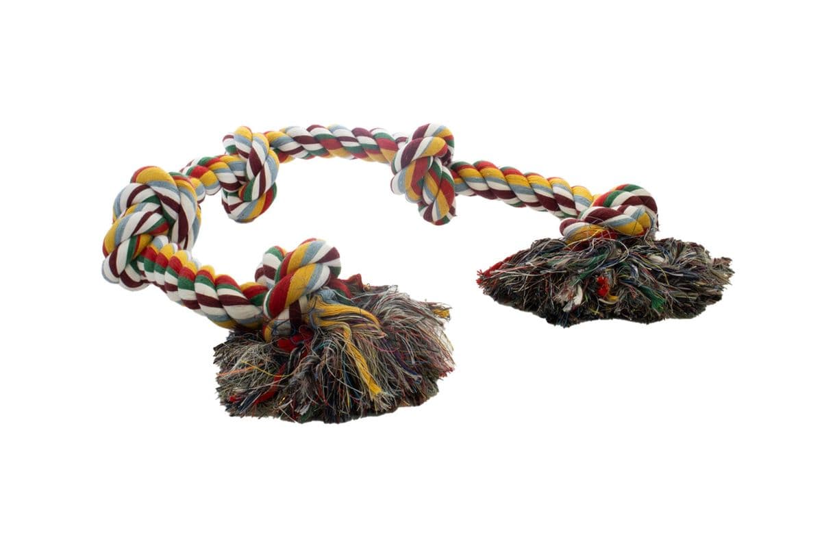 34" Pampered Pal Five Knots Tug Rope