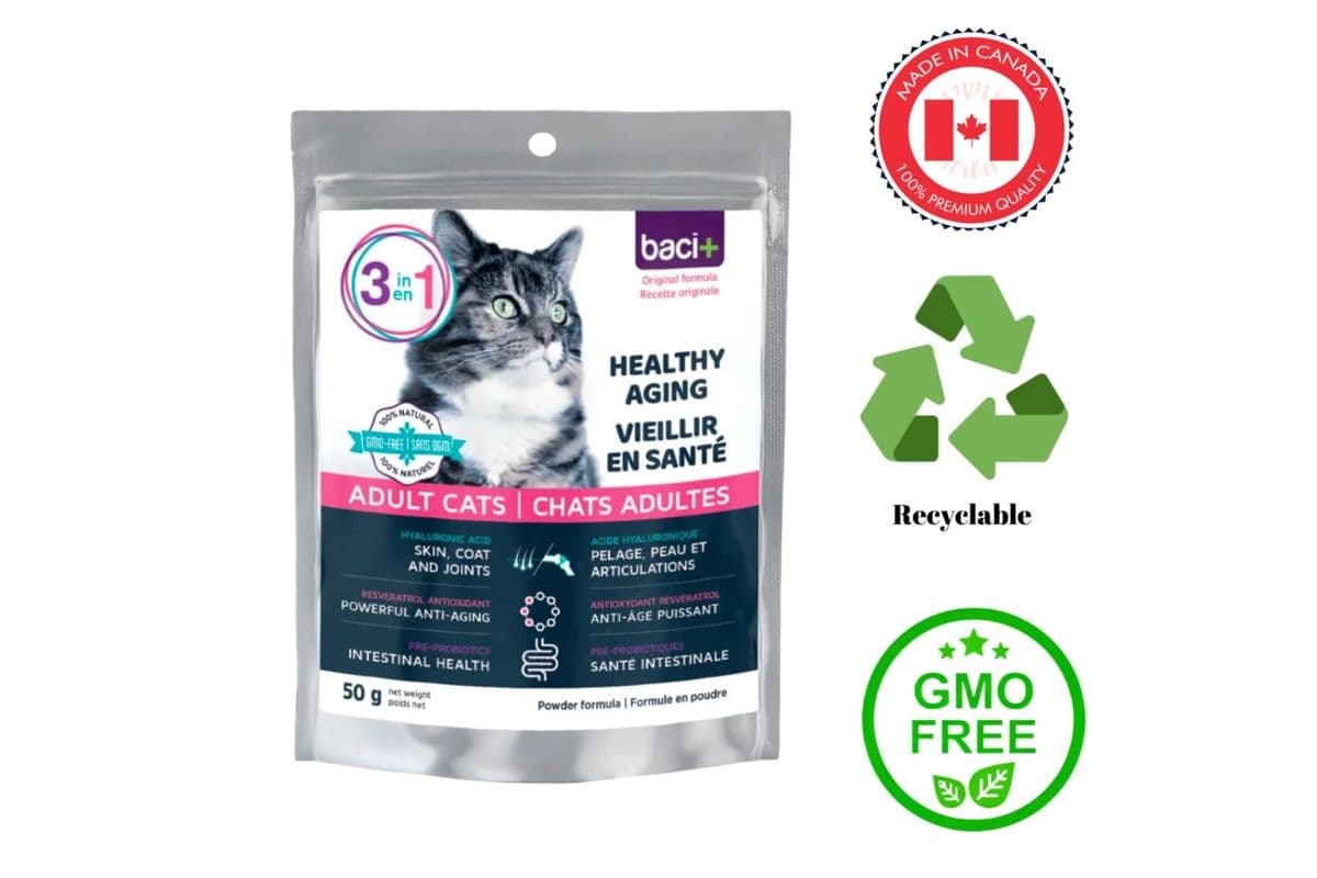 Baci+ 3-in-1 Healthy Aging for Adult Cats (50 Grams) (50 g)
