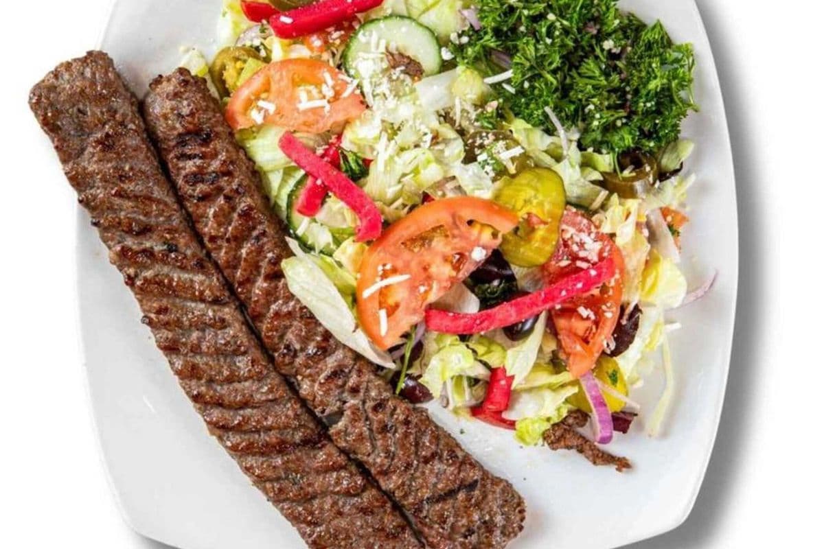 Beef Kabob Salad (1 skewer)