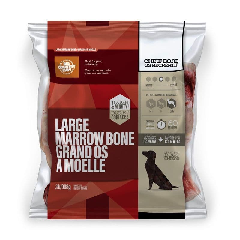 Big Country Raw Bones Marrow Bone Large - 2 lb bag