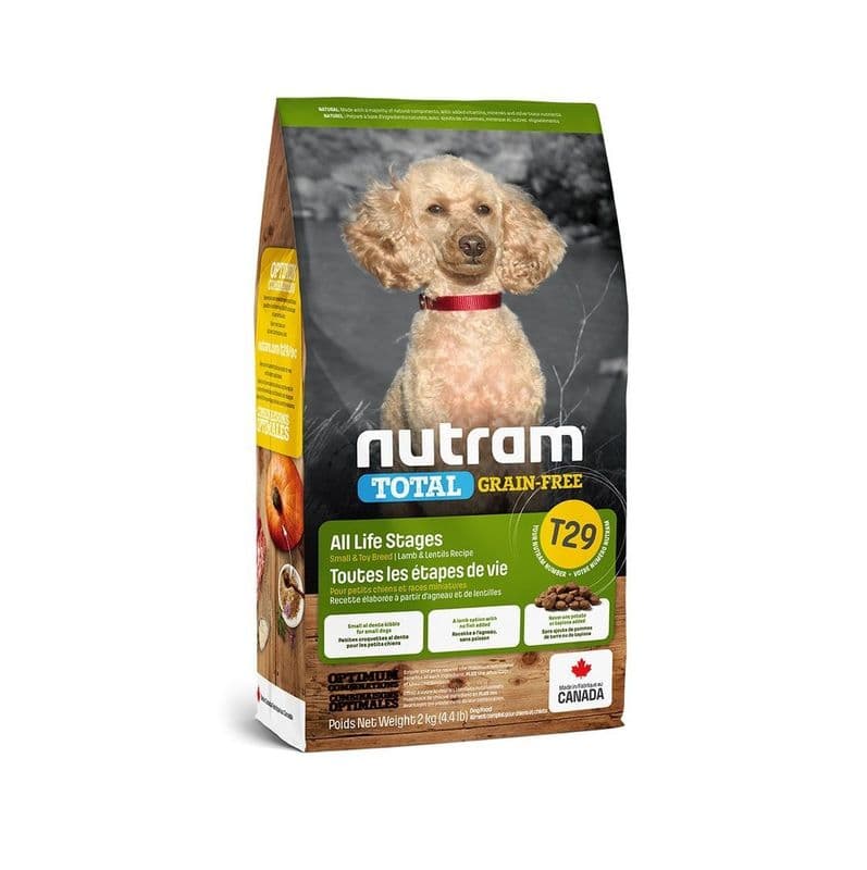 Nutram Dog Total Grain-Free T29 Small & Toy Breed Lamb & Lentils Recipe Adult Dog 5.4 kg
