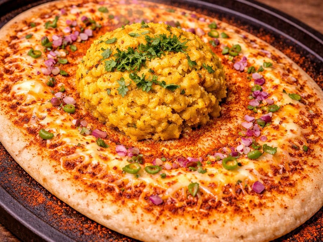 🌶Podi-Cheese-Crunch Masala Dosa