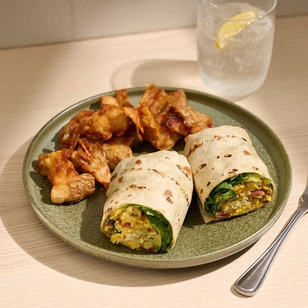 Turkey Avocado Breakfast Wrap