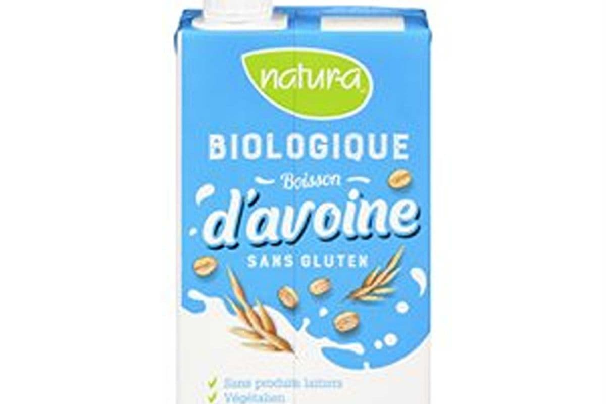 Natura boisson d'avoine sans gluten originale non sucrée (968 ml)
