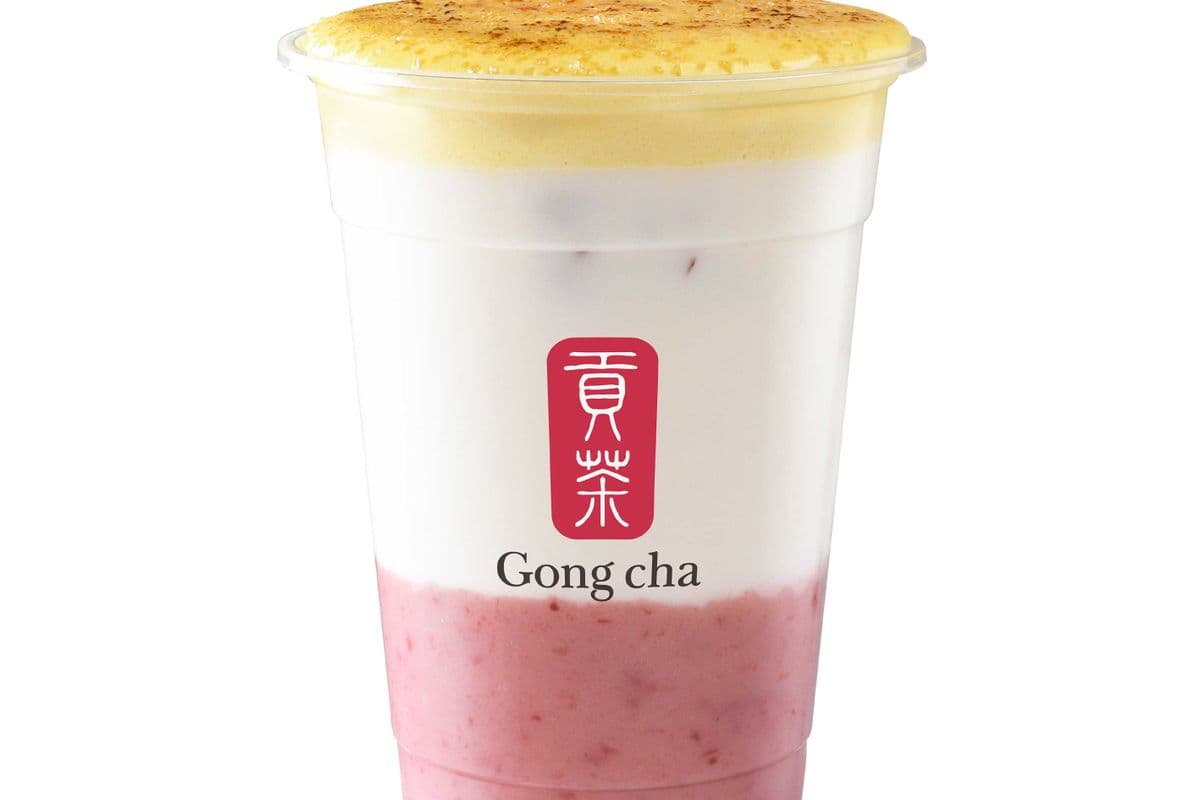 Creme Brublee Strawberry Latte