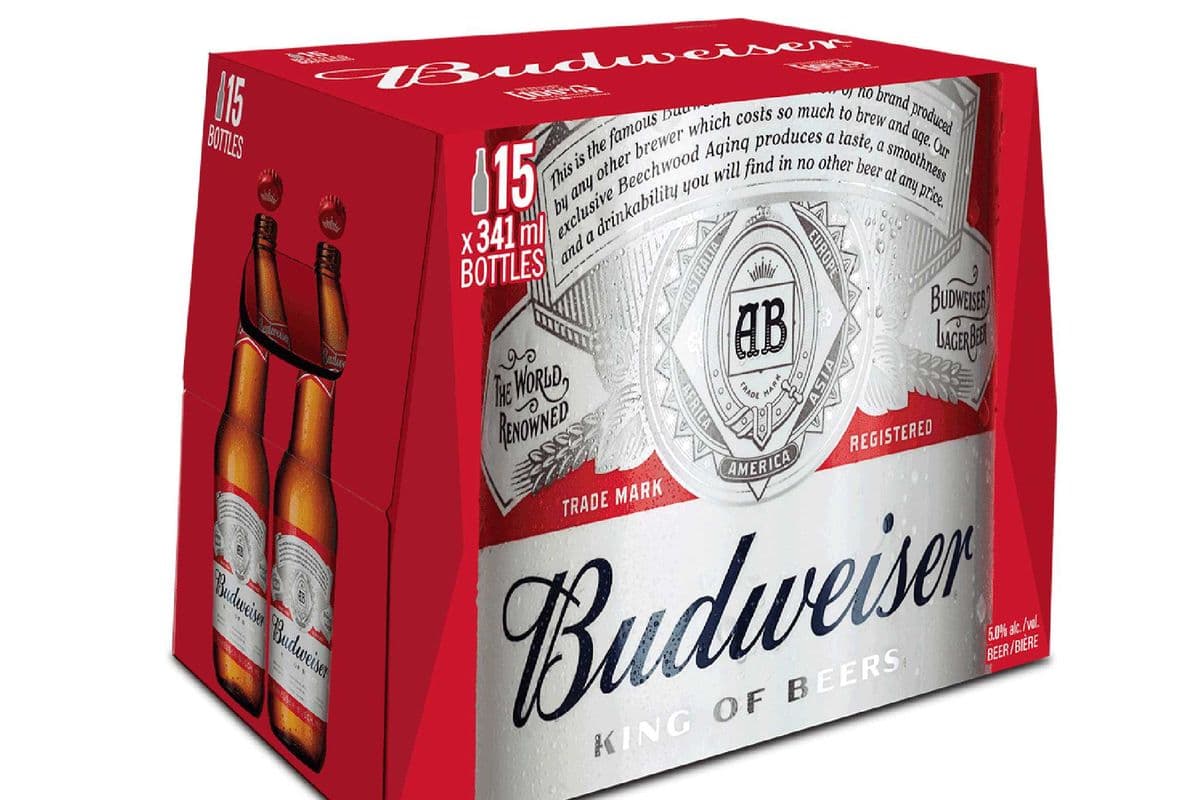 Budweiser 15x341 Bottle (15 x 341)