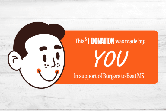 $1 MS Donation
