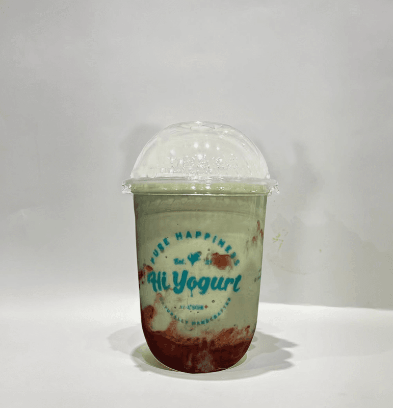 Matcha Strawberry Yogurt (抹茶莓莓酸奶)