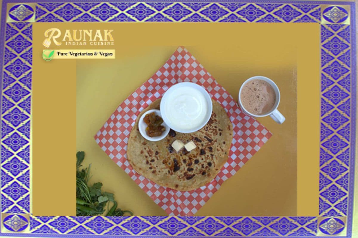 Aloo Paratha with Dahi