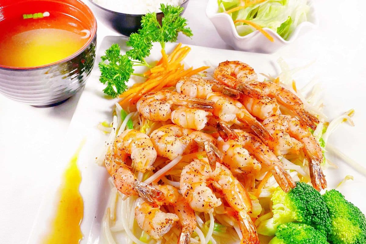 Shrimp Teriyaki Dinner