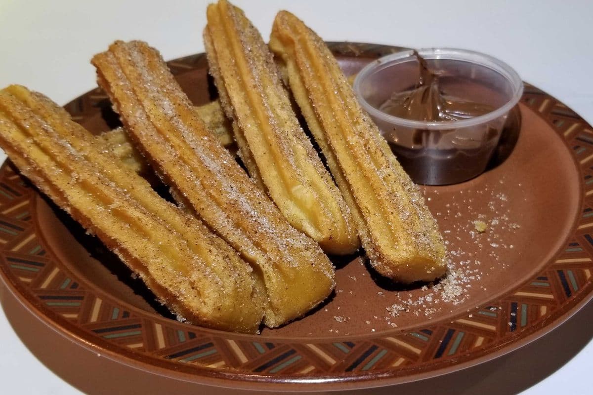 Churros with Side Nutella