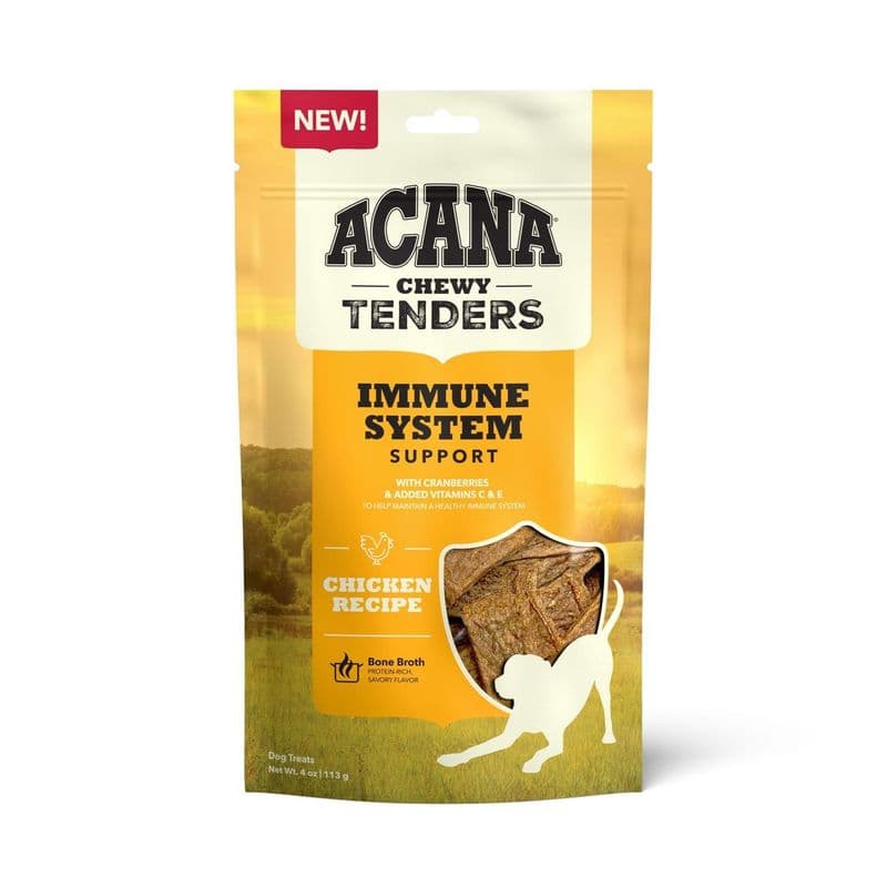 Acana Chicken Chewy Tenders Immune Support Dog Treats 113 g / 4 oz