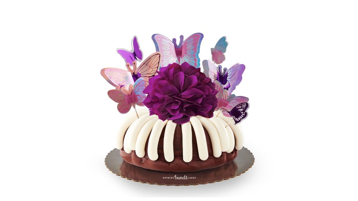 Butterfly Big Decorated Bundt