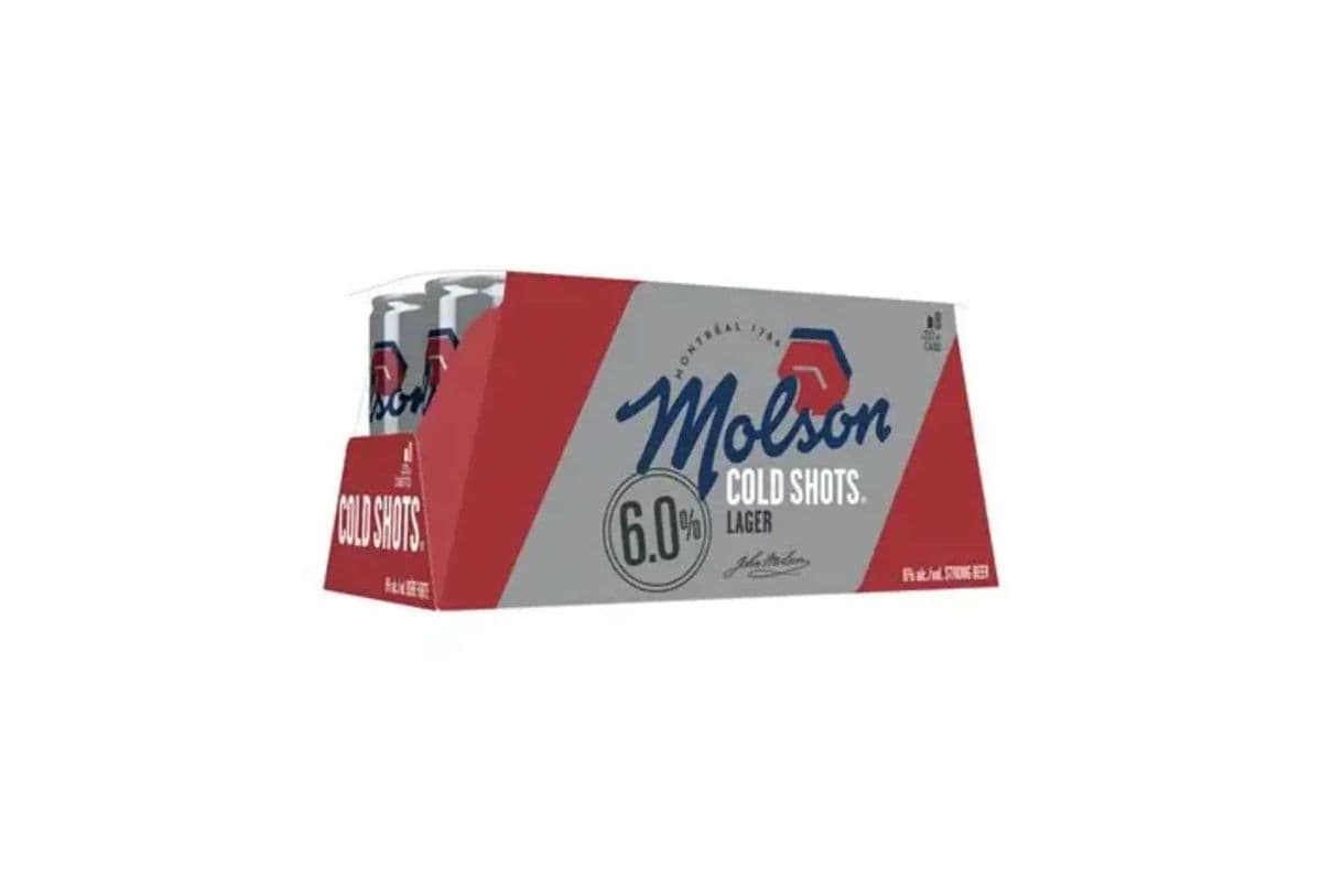Molson Cold Shots (8 x 222ml can)