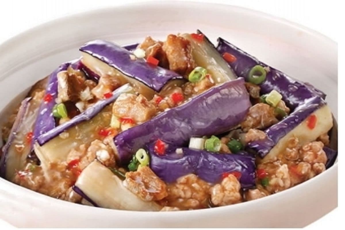 67. Eggplant with Pork in Spicy Sauce 漁香茄子煲