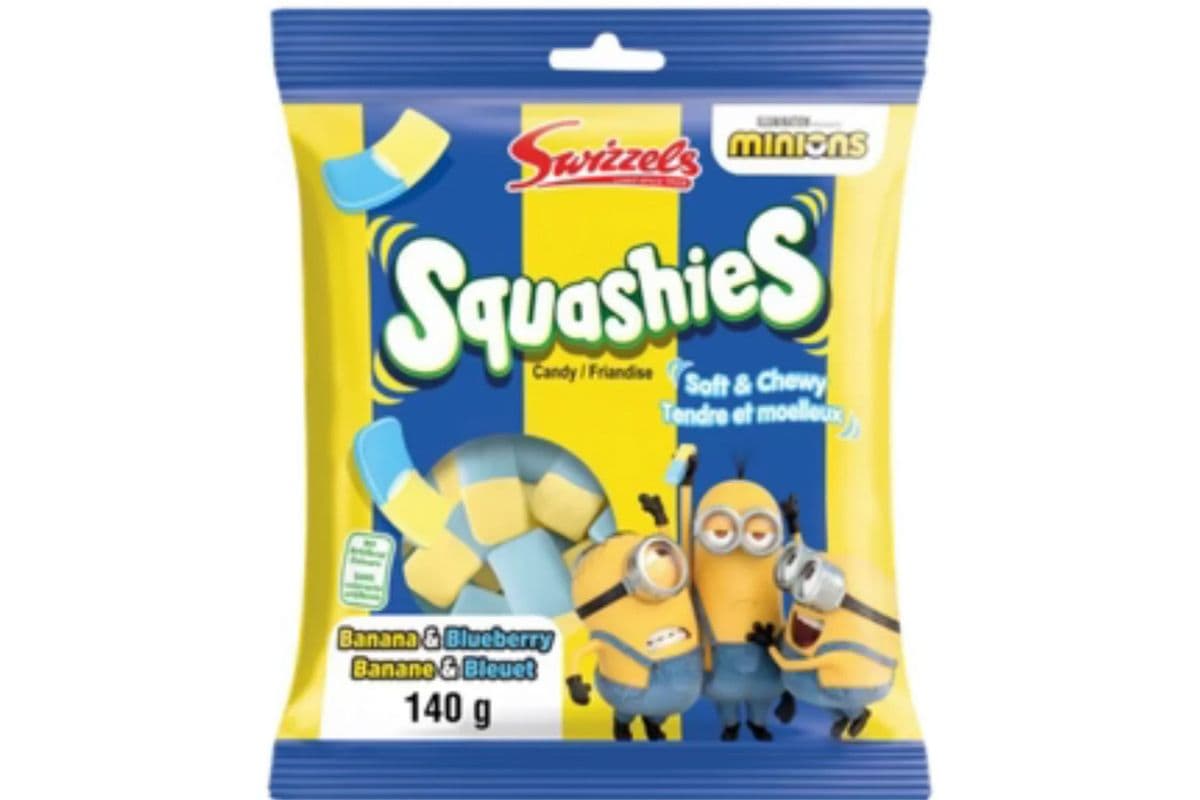 Squashies Candy Banana and Blueberry (140 g)