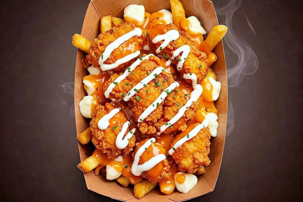 Buffalo Chicken Poutine