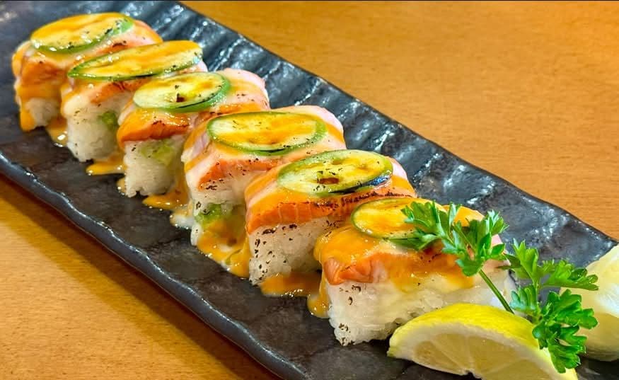 Wild Salmon Oshi (6 pcs)