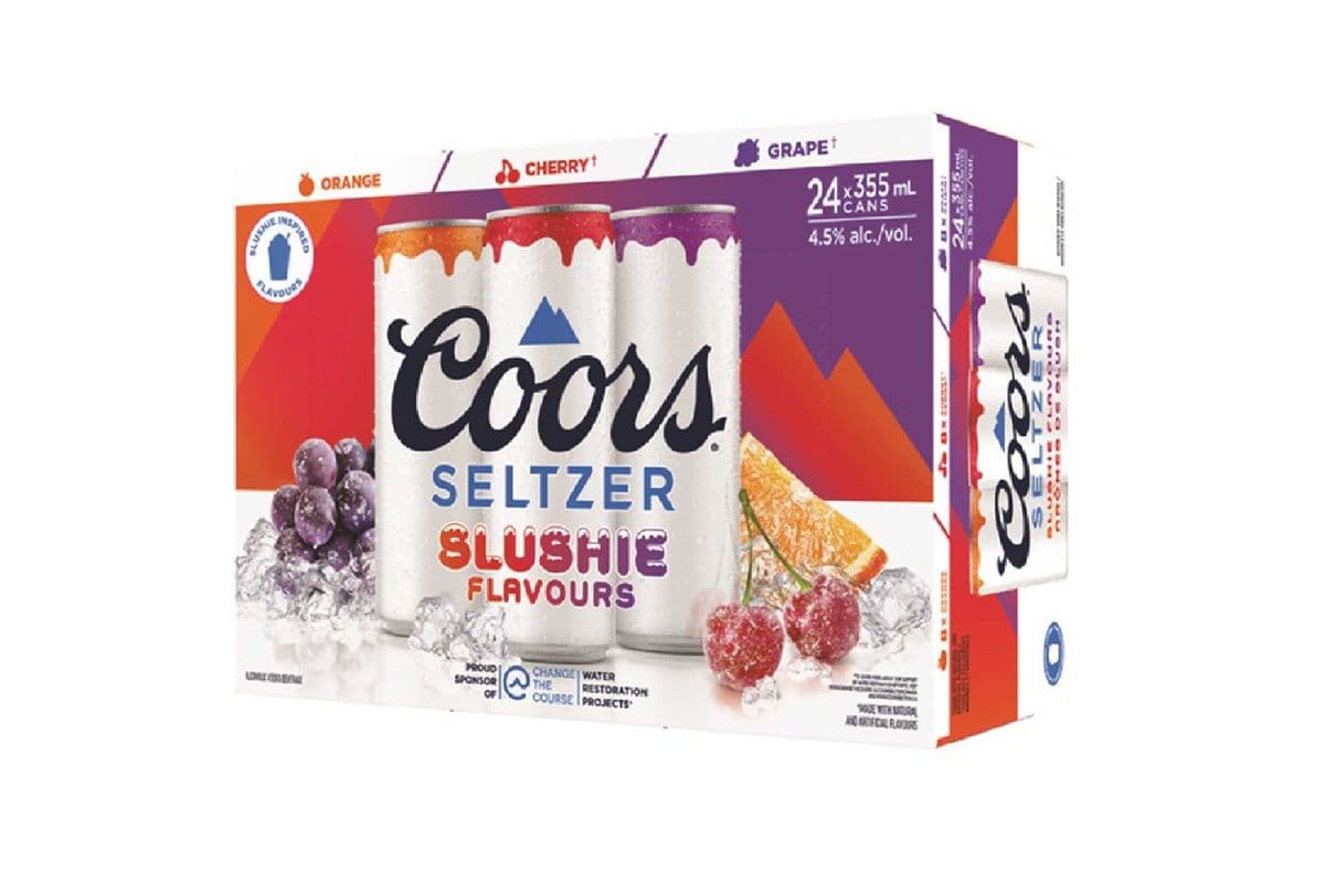 112111. COORS SELTZER SLUSHIE VARIETY PACK (24 x 355ML (CANS))