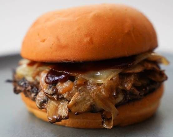 Mushroom Swiss Burger