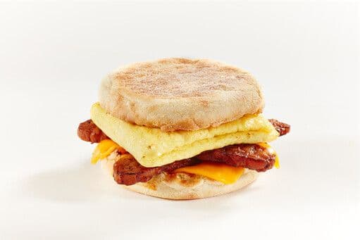 Tempeh Bacon + JUST English Muffin