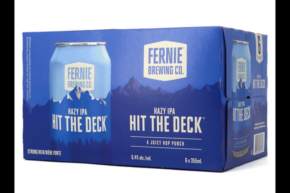 FERNIE BREWING HIT THE DECK HAZY IPA (6 x 355 ML) (6 x 6*355ML)