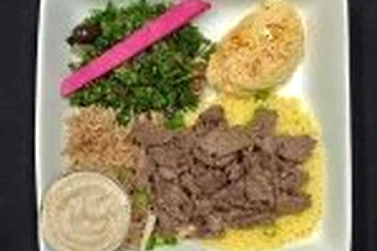 Assiette mod. chawarma (boeuf)