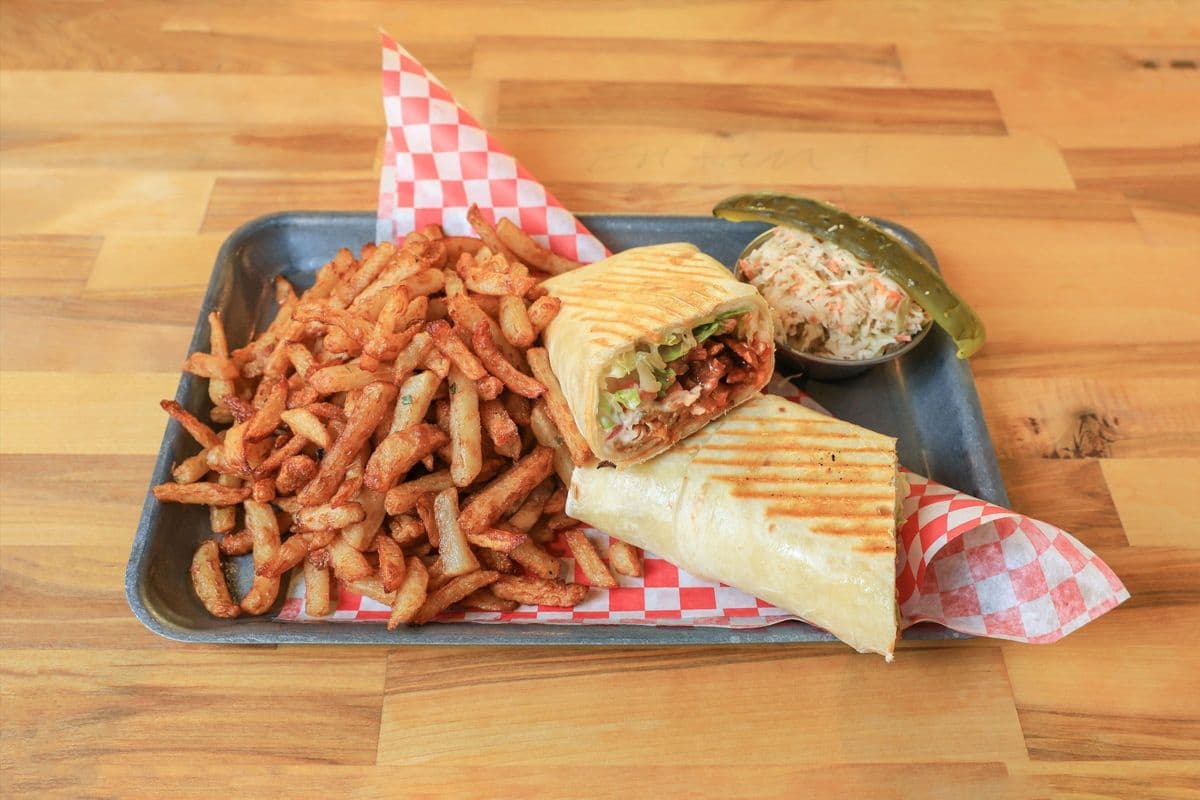 Wrap au poulet buffalo