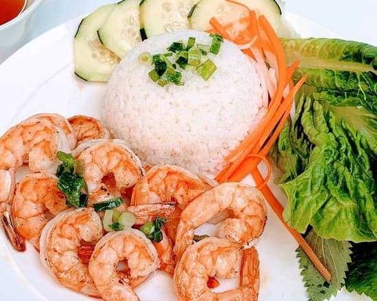 18. Com Tom Nuong 烤虾饭 / 18. Com Tom Nuong 