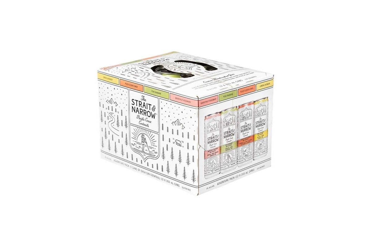 The Strait & Narrow Gin Adventure Pack (12 x 355ml can)
