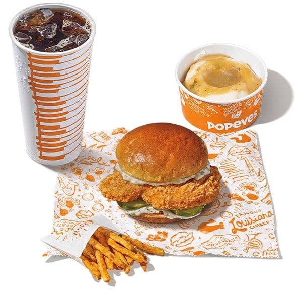 Flounder Sandwich Platter
