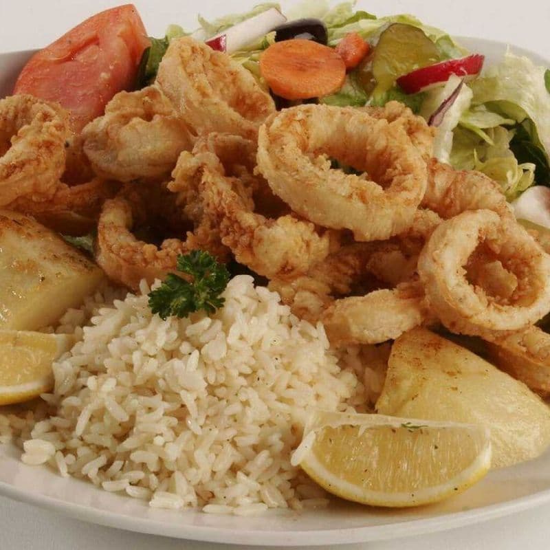 Assiette de calmars frits / Fried Calamari