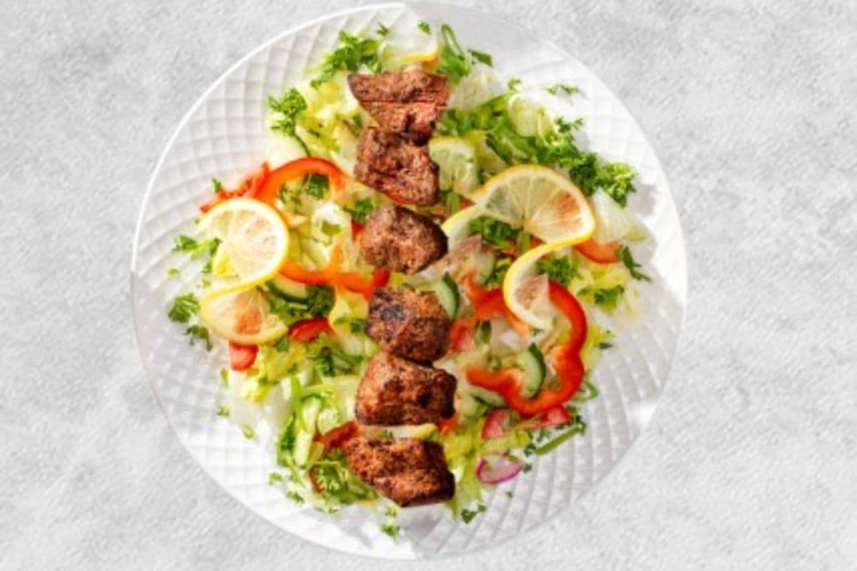 Beef Tikka Over Salad