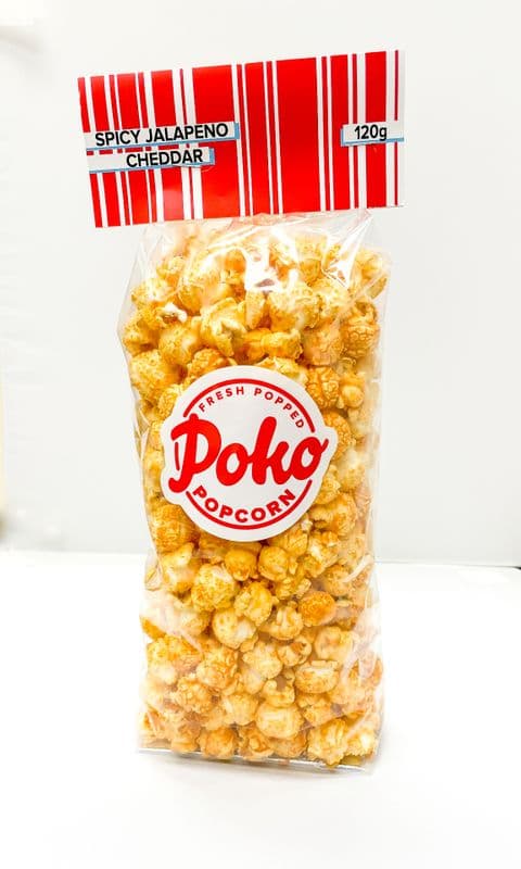Spicy Jalapeno Cheddar Popcorn (8 Cup Bag, Serves 2-4)