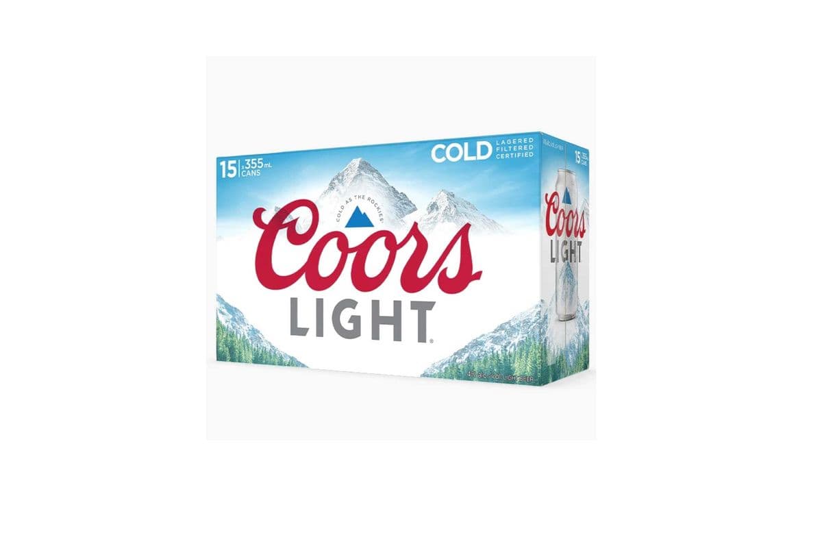 Coors Light (15 Pack Cans) (1 x 355 ML)