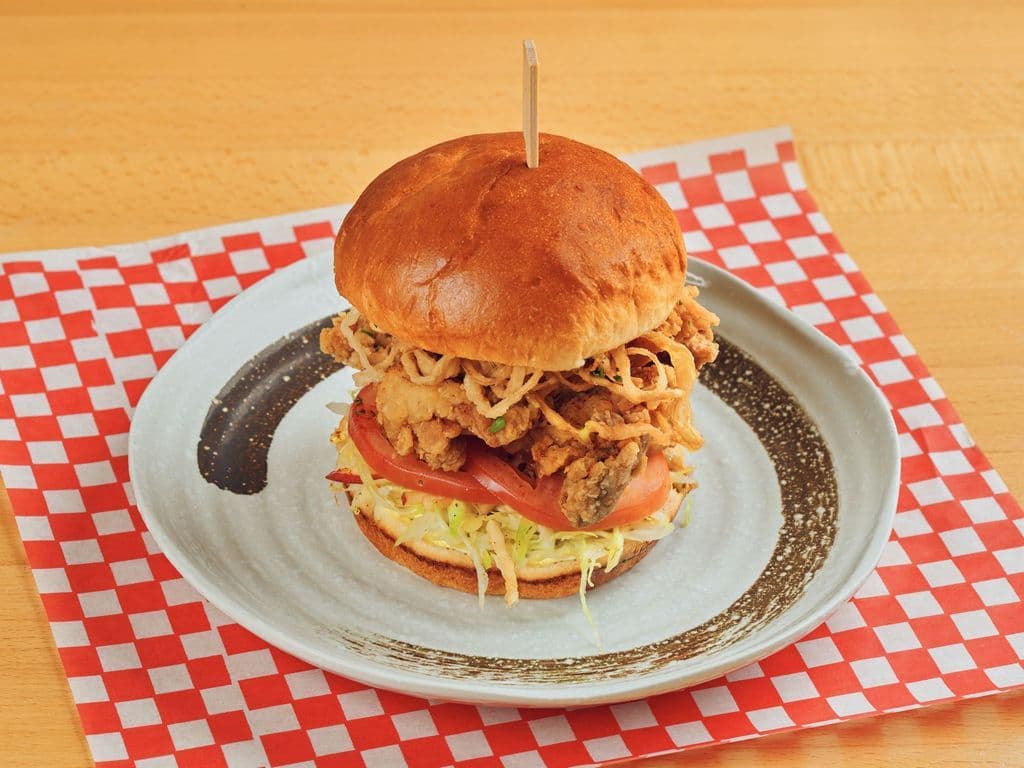 Crispy Curry Chicken Burger