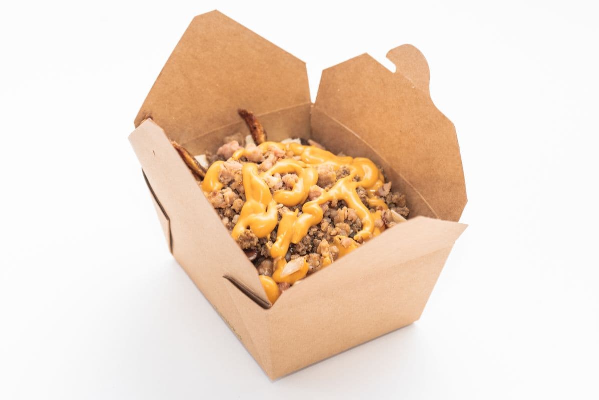 Small Bacon Cheese Burger Poutine