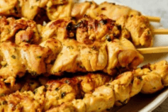 6. Satay Chicken Skewers (3 pcs)
