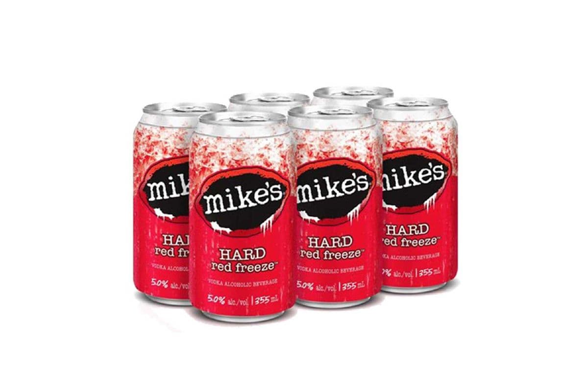 Mikes Hard Red Freeze (6 Pack Cans) (6 x 355 ml Cans)