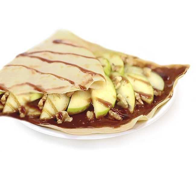 Caramel Apple Crepe