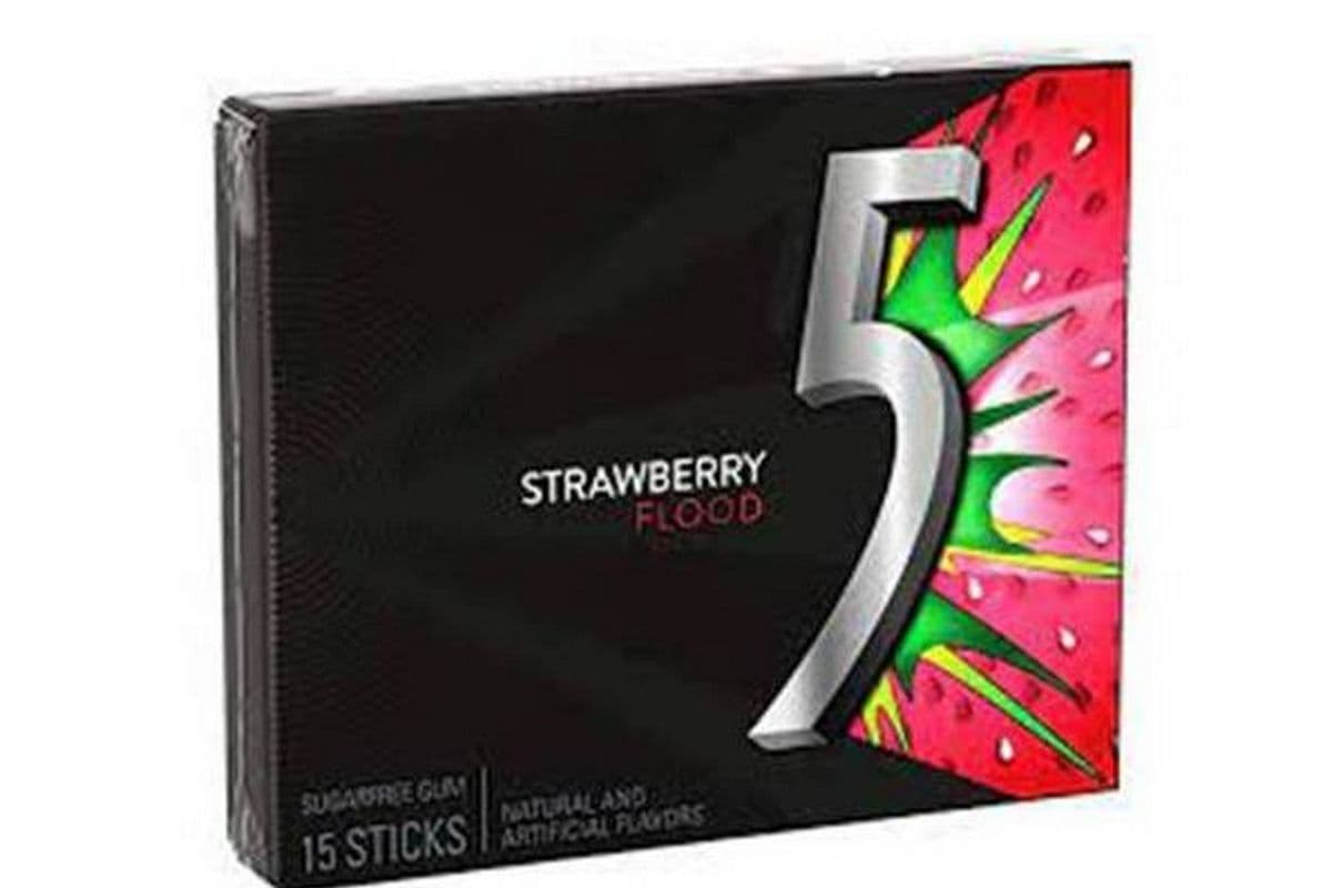 Five Gum Strawberry Flood