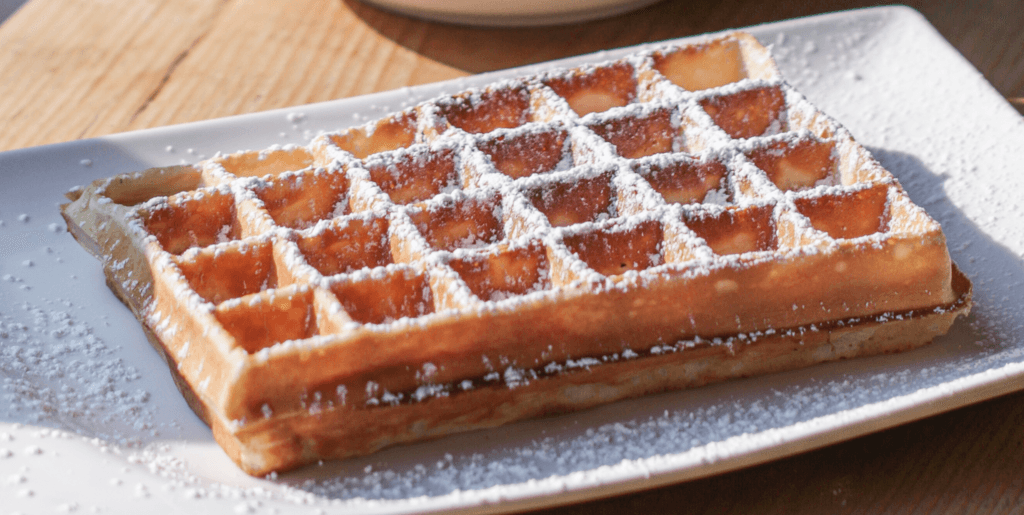 Gaufre au sucre glace / Icing Sugar Waffle