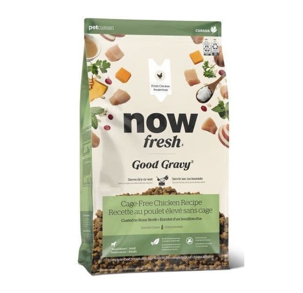 Petcurean Now Fresh Good Gravy Dry Dog Food for Small-Breed Adult Dogs, Chicken 3.5 lb