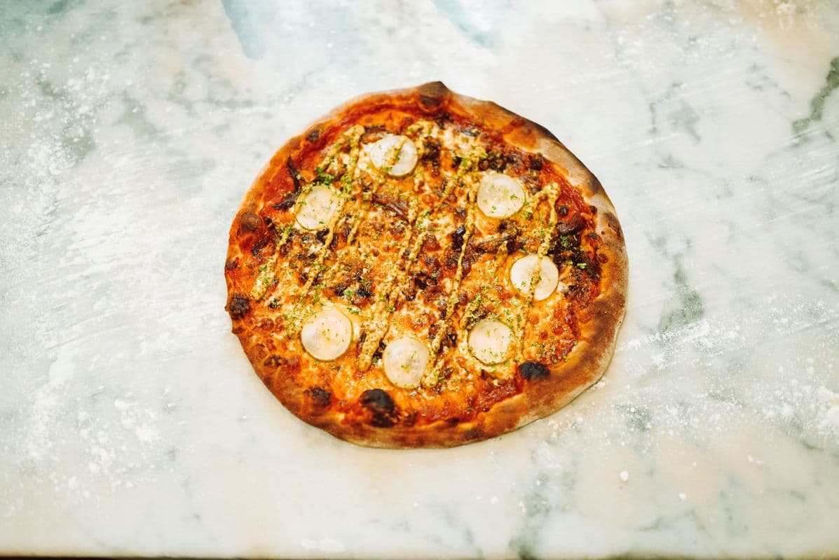10 Hour Smoked Texas Brisket Pizza