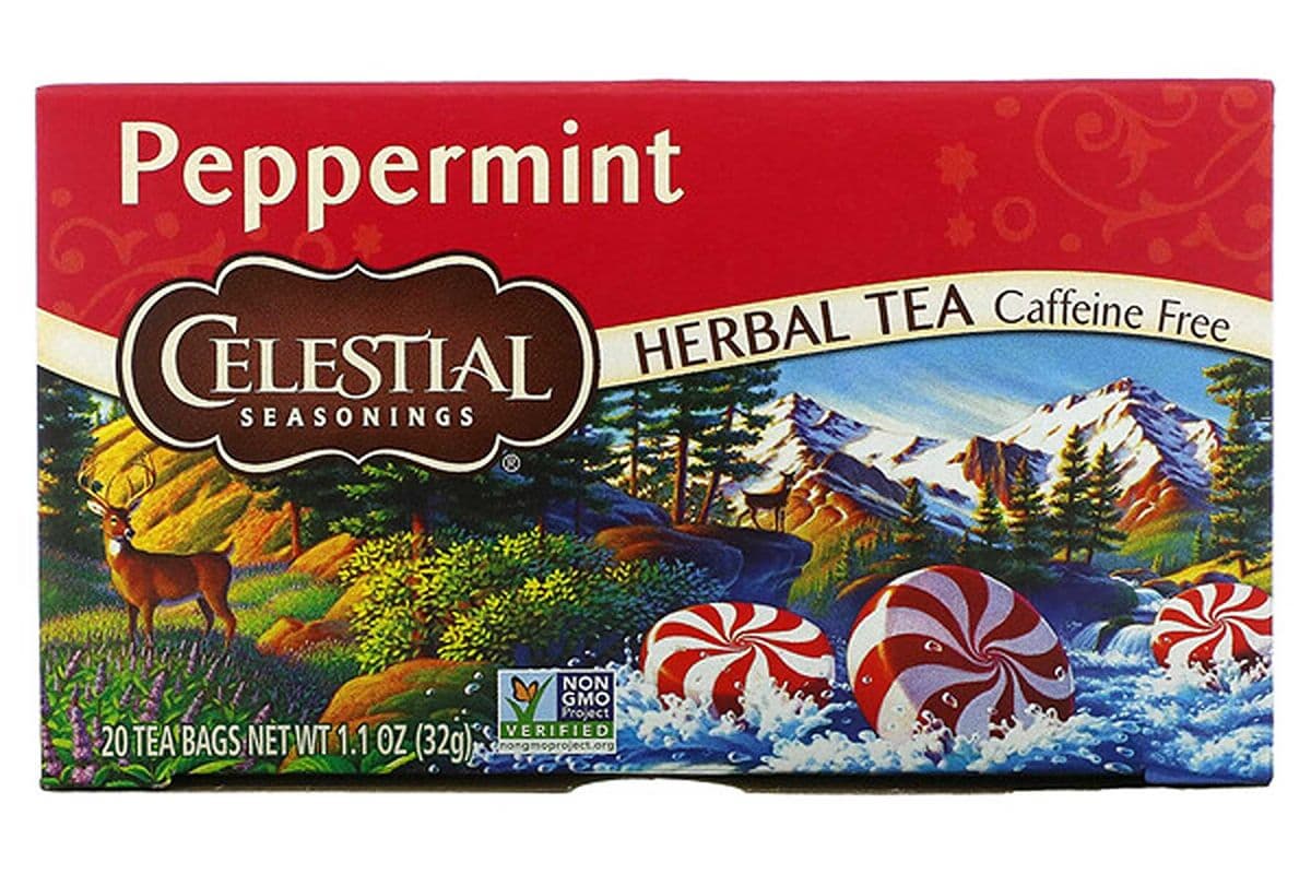 Celestial Seasonings Herb Tea Peppermint, 20-count