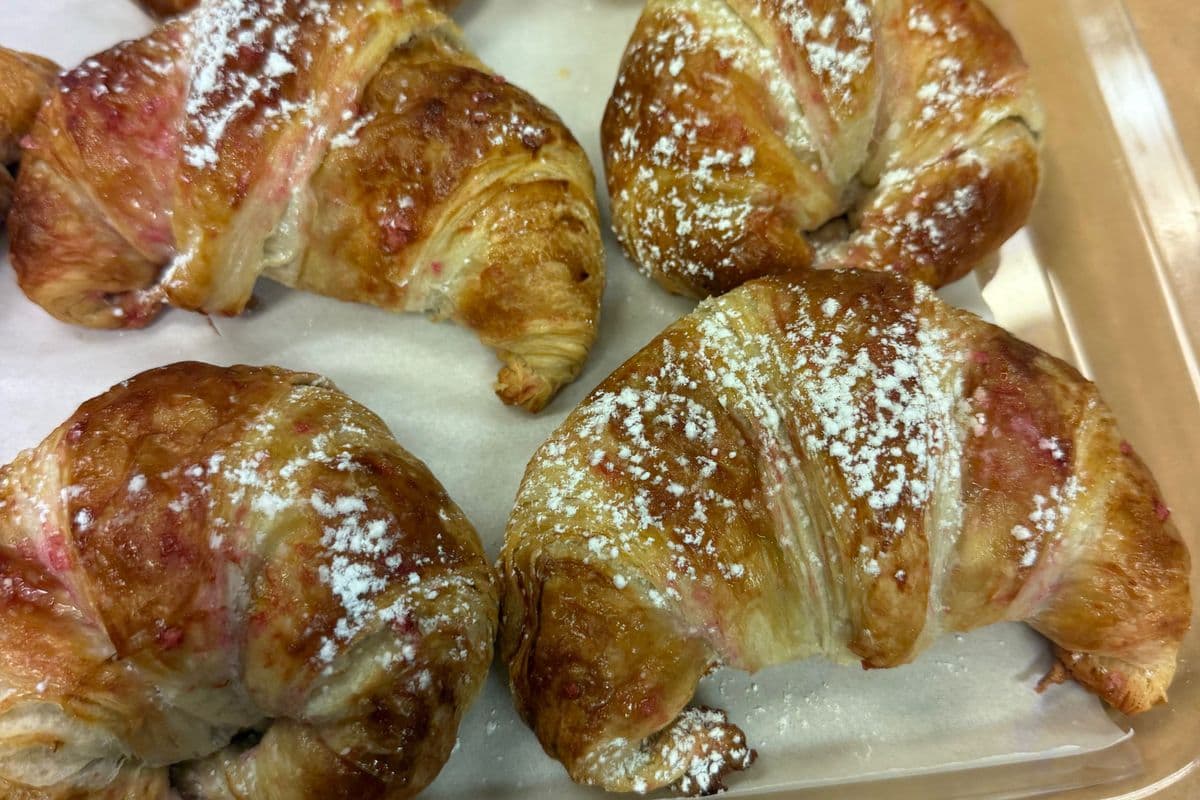 Raspberry Sweet Croissants