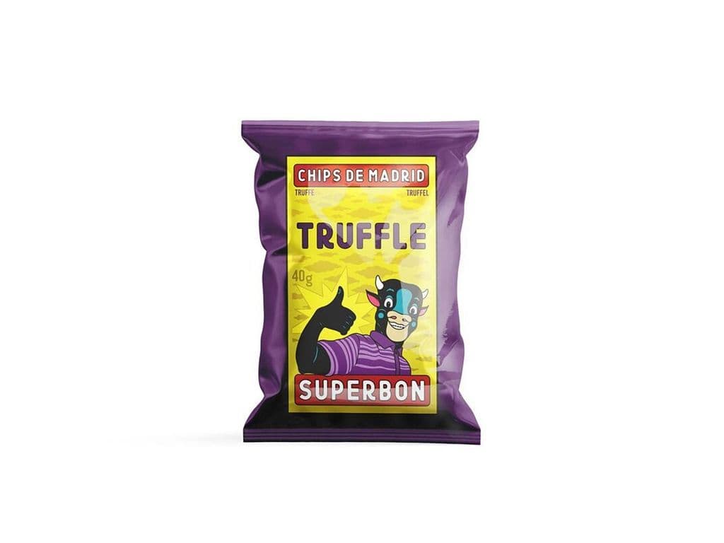 Superbon Truffle Spanish Kettle Cooked Potato Chips 40g Snack