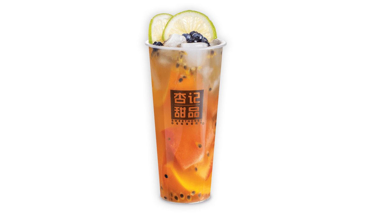 Fresh Super Mix Fruits Green Tea - 超级水果四季春