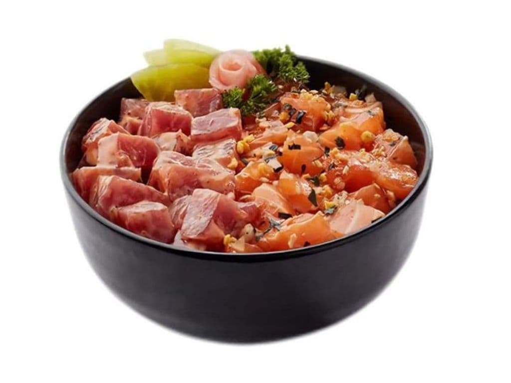 Salmon and Tuna Poke Bowl