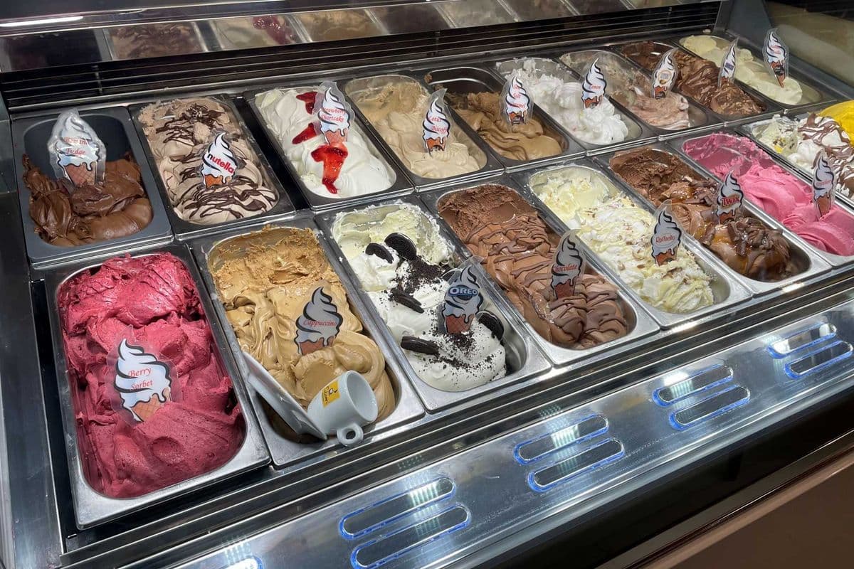 Two scoop in a cup